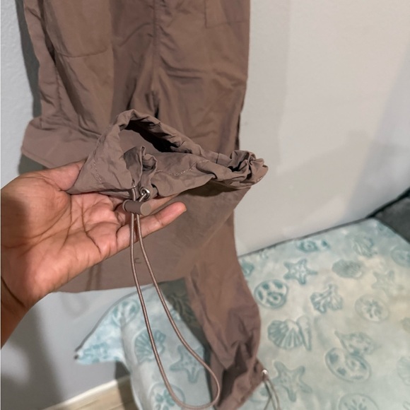 Vintage nobo Women's Brown Cargo overall Pants Sz medium sold out! - Picture 8 of 15